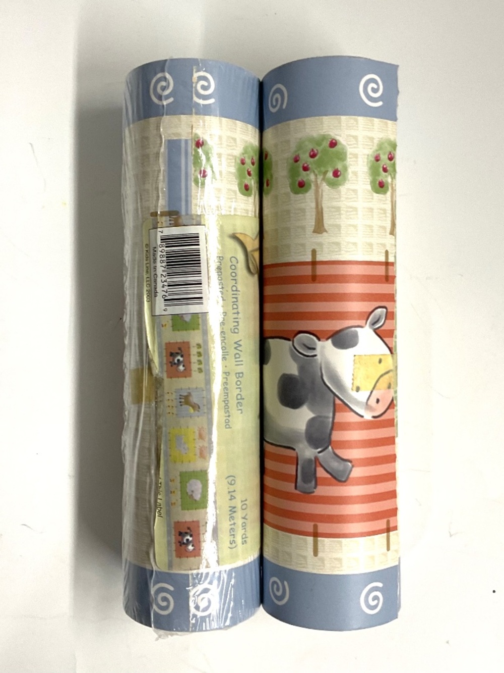 KIDS LINE Wallpaper border. Barn Yard  8”X10 yards